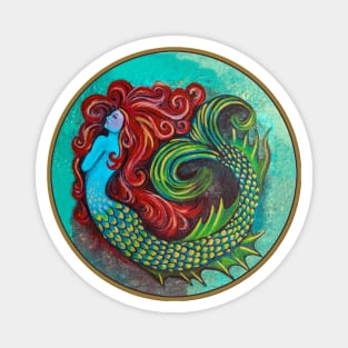 Mermaid Painting Magnet